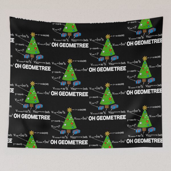 Item preview, Math Geometry Christmas Tree Geometree designed and sold by ValerieJensen.