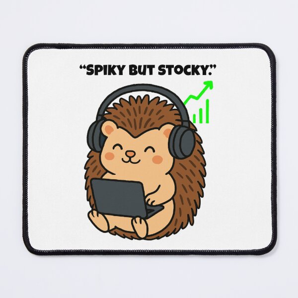 Item preview, Spiky But Stocky – Tech Hedgehog on the Rise designed and sold by Latitude 1°N.