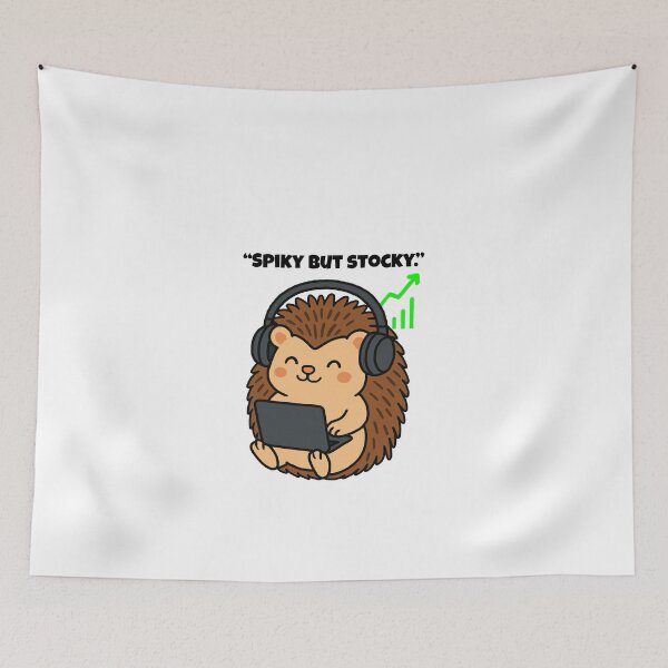 Item preview, Spiky But Stocky – Tech Hedgehog on the Rise designed and sold by Latitude 1°N.
