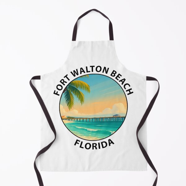 Item preview, Fort Walton Beach Florida – Emerald Coast Travel Poster USA designed and sold by inkNext.