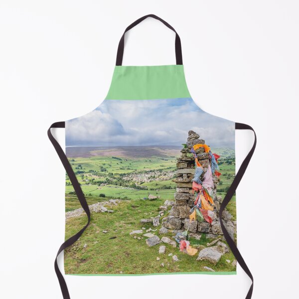 Item preview, The Cairn and prayer flags at Fremington designed and sold by Andrew Fletcher Photography.
