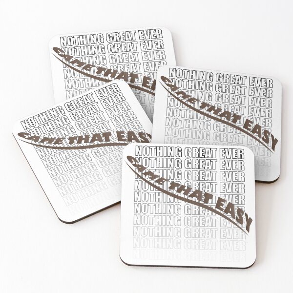 Item preview, Nothing Great Ever Came That Easy - Motivational Design designed and sold by doArt-.