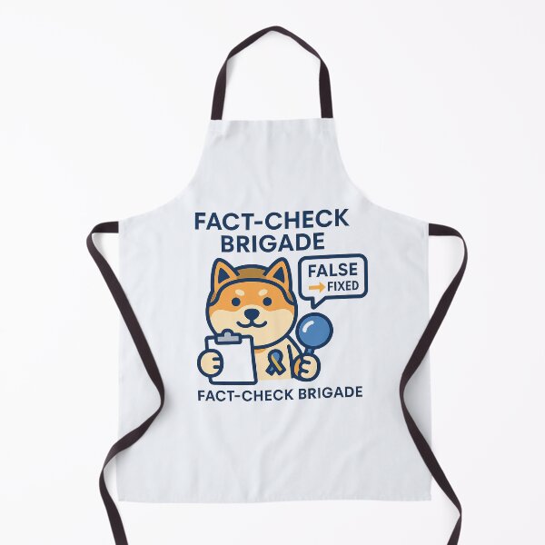 Item preview, NAFO Fella – Fact-Check Brigade Shiba Design designed and sold by Bratak.