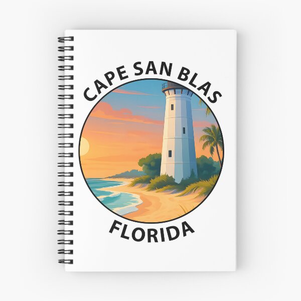 Item preview, Cape San Blas Florida – Scenic Gulf Coast Beach Illustration USA designed and sold by inkNext.