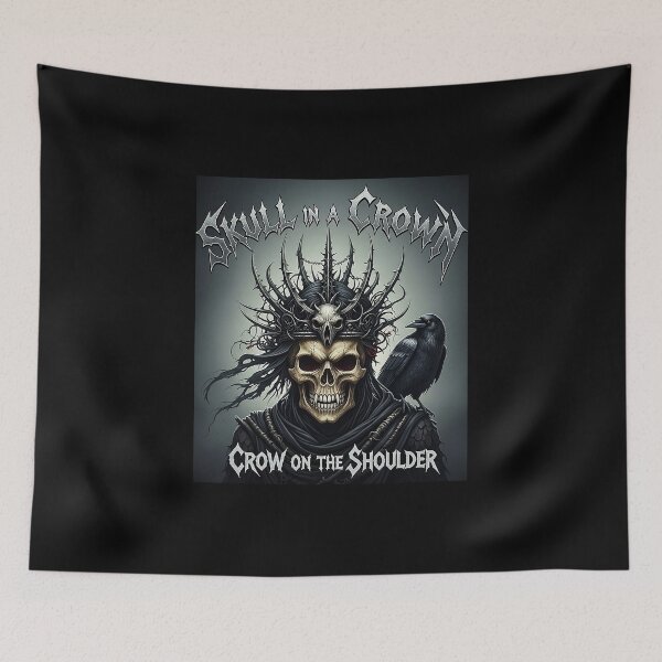 Item preview, Skull in a Crown, Crow on the Shoulder designed and sold by Litmus.