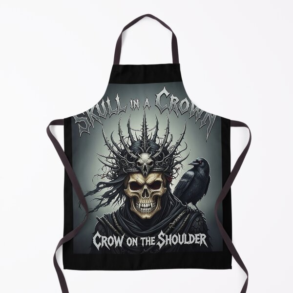 Item preview, Skull in a Crown, Crow on the Shoulder designed and sold by Litmus.