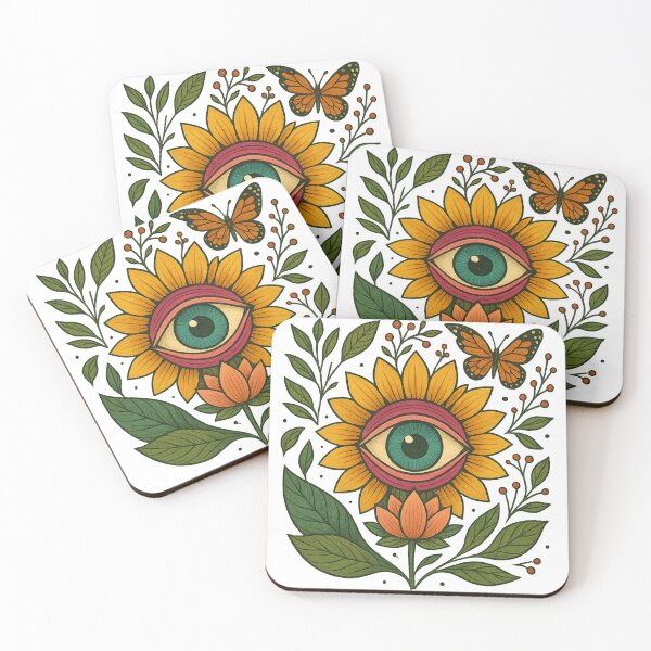 Item preview, Nature Evil Eye – Floral Protection Design designed and sold by BRT.