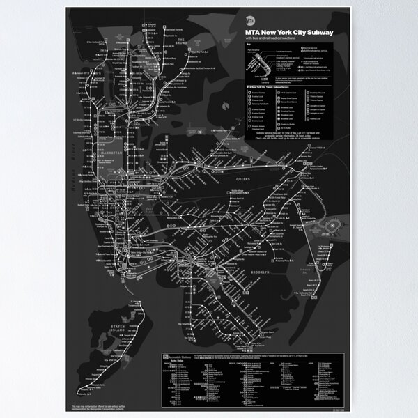 Item preview, New York metro designed and sold by WiltWilde.