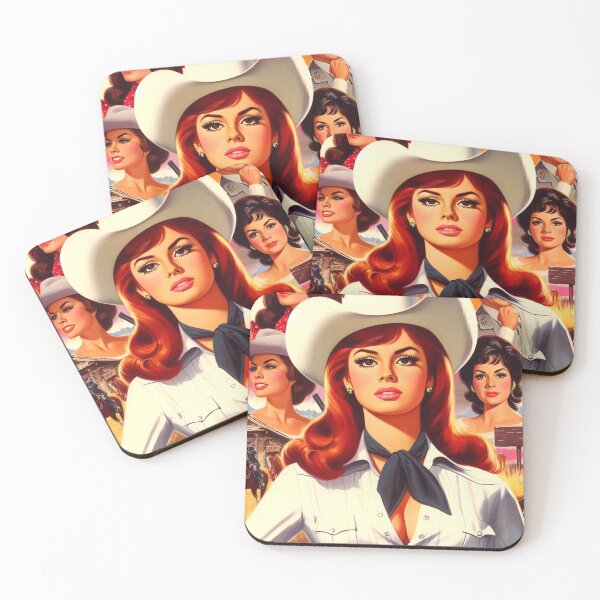 Item preview, Cute Retro Cowgirl designed and sold by PulpVintage.