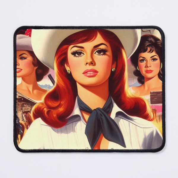 Item preview, Cute Retro Cowgirl designed and sold by PulpVintage.