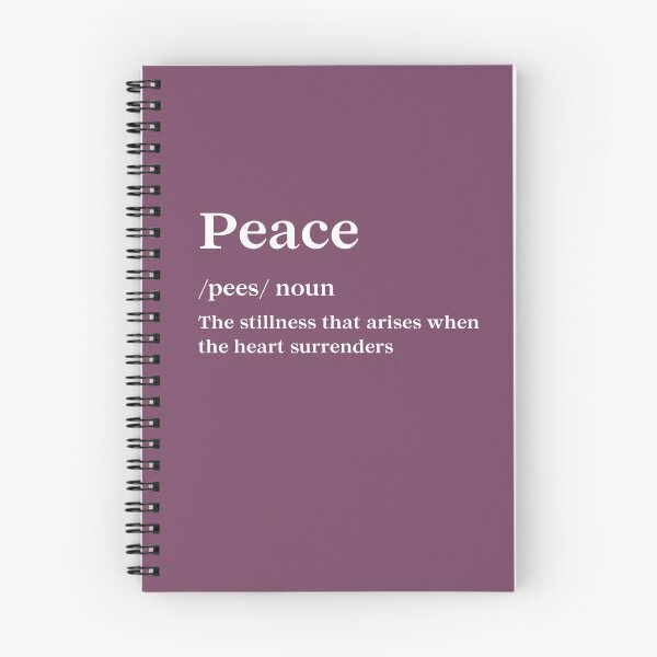Item preview, Peace - The stillness that arises when the heart surrenders  designed and sold by Teetailers.