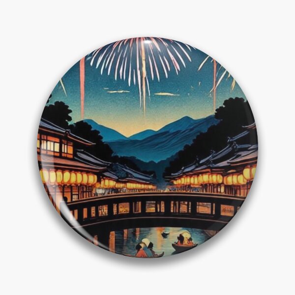 Item preview, Kyoto Festival Night – Traditional Japanese Woodblock Art designed and sold by Vandy Fullam.