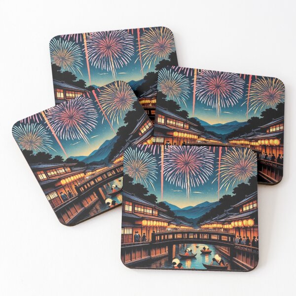 Item preview, Kyoto Festival Night – Traditional Japanese Woodblock Art designed and sold by Vandy Fullam.