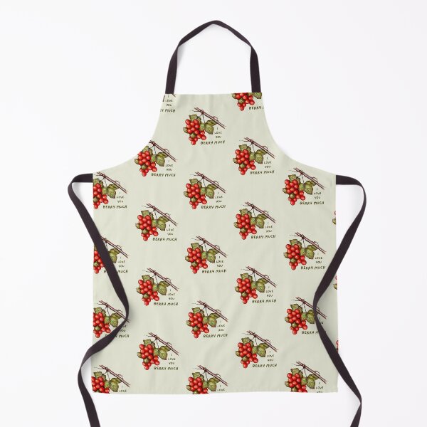 Item preview, I Love You BERRY Much, With Artwork of Red Berries and Leaves designed and sold by JoyfulWhimsy.