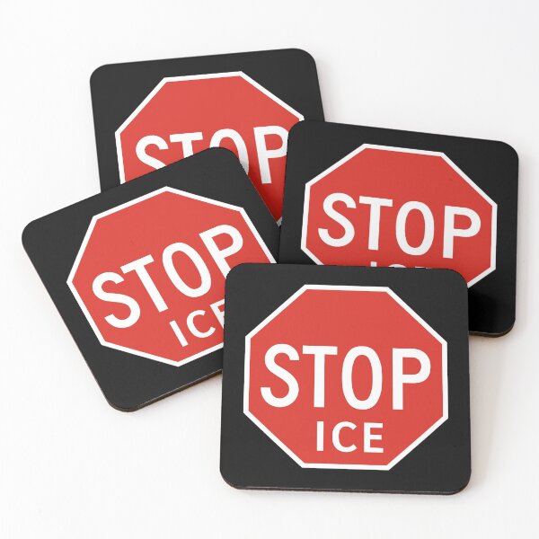 Item preview, STOP ICE Sticker Anti-ICE Deportation Immigration Protest designed and sold by Flying Brush.