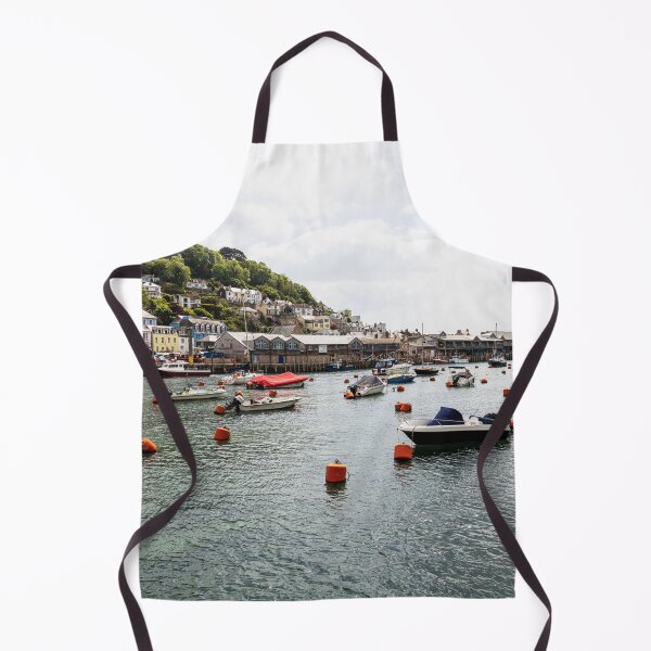 Item preview, Sunny Looe Harbor with Boats and Hillside designed and sold by Paul Thompson Photography.