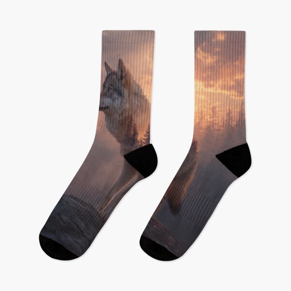Item preview, Sunset Wolf designed and sold by Rtymer.