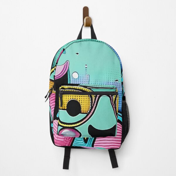 Item preview, Colorful Cute Ghost with Glasses Art designed and sold by ArtDesignTp.