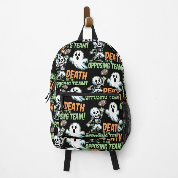 Item preview, Spooky Sports Humor with Skeleton Football Catch designed and sold by SplashTastic.