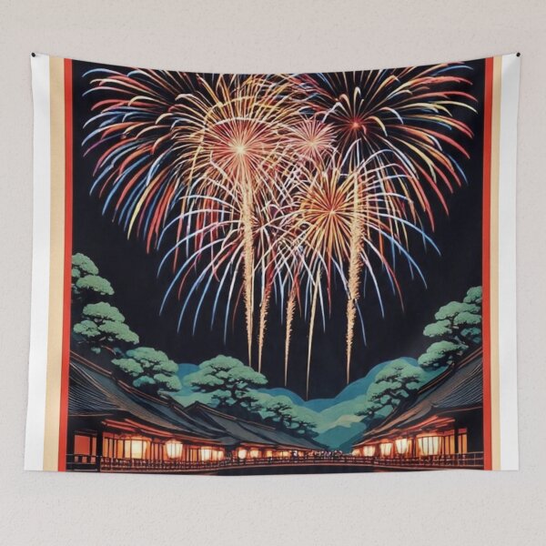 Aperçu de l'œuvre Festival d'été de Kyoto – Œuvres d'art vintage Ukiyo-e créée et vendue par Vandy Fullam.