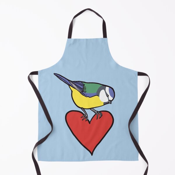 Item preview, Blue tit with heart designed and sold by ThomaeArt.