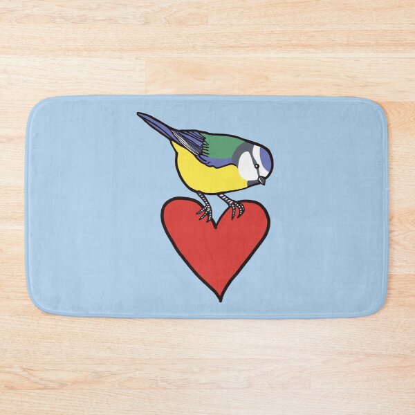 Item preview, Blue tit with heart designed and sold by ThomaeArt.