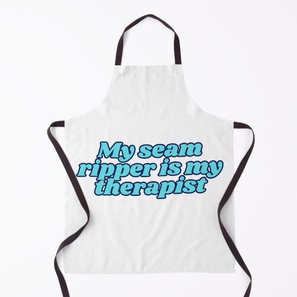Item preview, My seam ripper is my therapist designed and sold by StageScribbles.