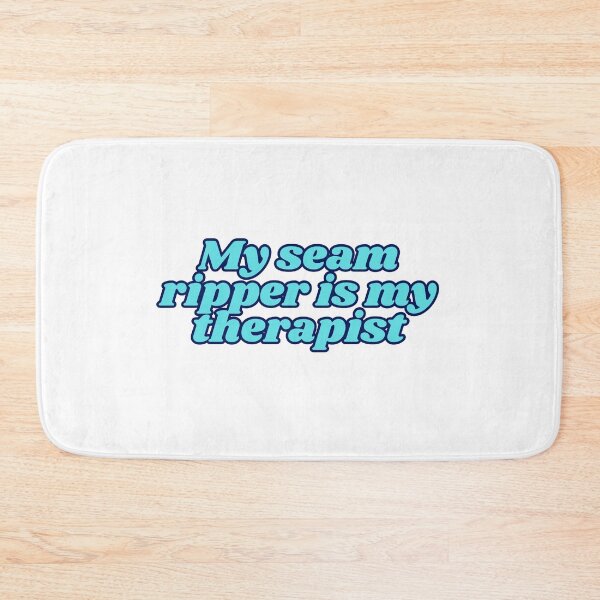 Item preview, My seam ripper is my therapist designed and sold by StageScribbles.
