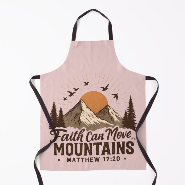 Item preview, Mountain Landscape Faith Can Move Mountains Matthew 17:20 designed and sold by ArtZone1987.