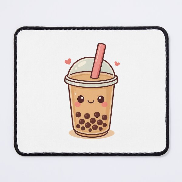 Artikelvorschau, Süßer Kawaii Bubble Tea - Lächelndes Boba-Getränk entworfen und verkauft von istoriadesign.