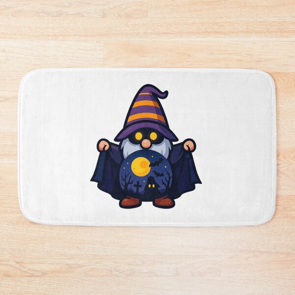 Item preview, Mysterious Halloween Gnome with Cloak Spread T-Shirt – Cute Spooky Design designed and sold by PrintCreations9.