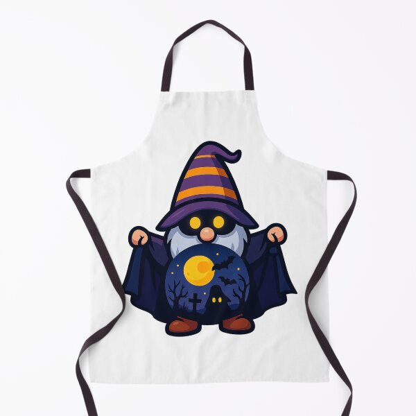 Item preview, Mysterious Halloween Gnome with Cloak Spread T-Shirt – Cute Spooky Design designed and sold by PrintCreations9.