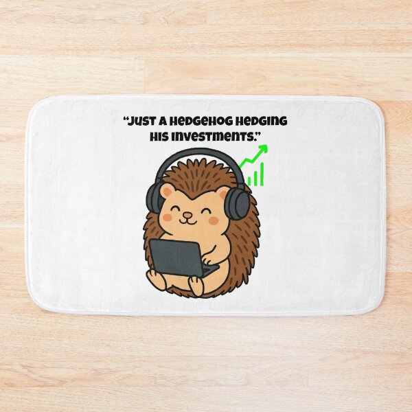 Item preview, Techy Hedgehog Hedging Investments designed and sold by Latitude 1°N.