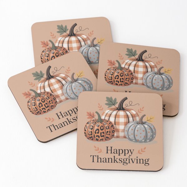 Item preview, Chic Thanksgiving Pumpkins Leopard Plaid Heart Design designed and sold by arceeddesign.
