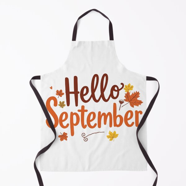 Item preview, Hello September Autumn Quote Design designed and sold by Pixel--Threads.
