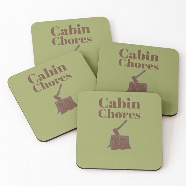 Item preview, Cabin Chores – Axe on the Stump designed and sold by Novel Works Studio.