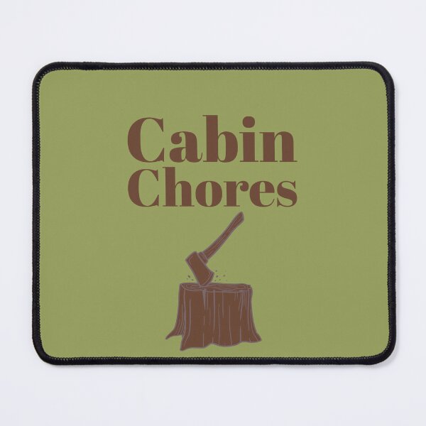 Item preview, Cabin Chores – Axe on the Stump designed and sold by Novel Works Studio.