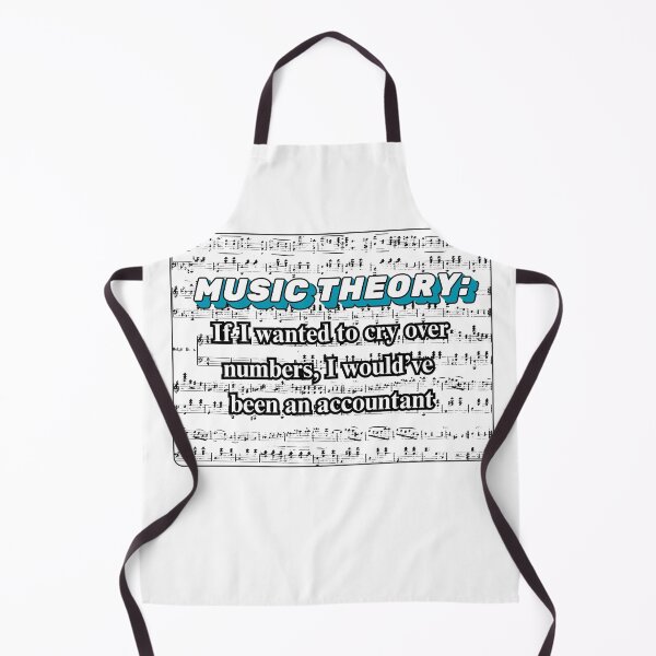 Item preview, Music Theory: If I wanted to cry over numbers, I would've been an accountant designed and sold by StageScribbles.