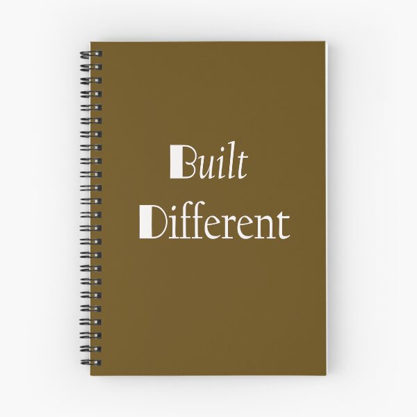 Item preview, Built Different | Motivational Attitude Quote for Winners designed and sold by ArtNestVerse.
