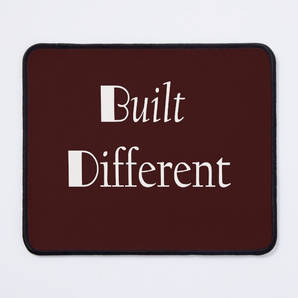 Item preview, Built Different | Motivational Attitude Quote for Winners designed and sold by ArtNestVerse.