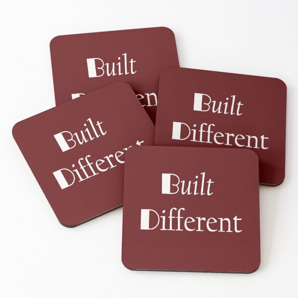 Item preview, Built Different | Motivational Attitude Quote for Winners designed and sold by ArtNestVerse.
