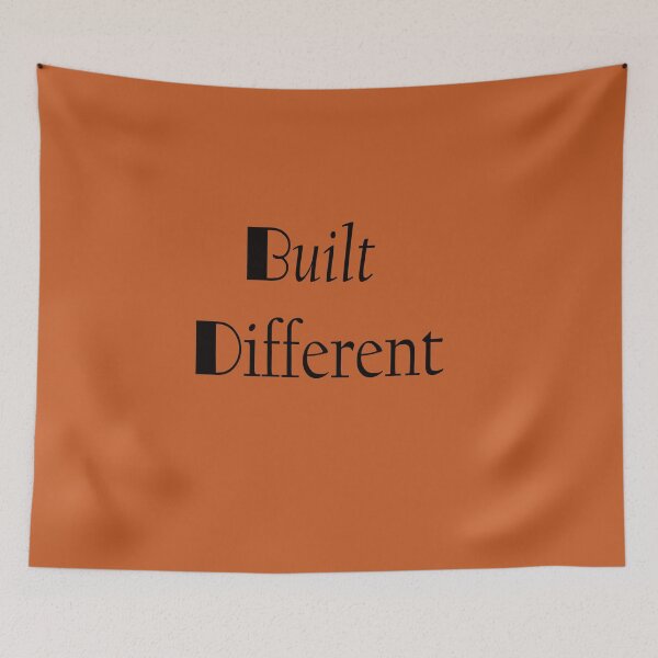 Item preview, Built Different | Motivational Attitude Quote for Winners designed and sold by ArtNestVerse.