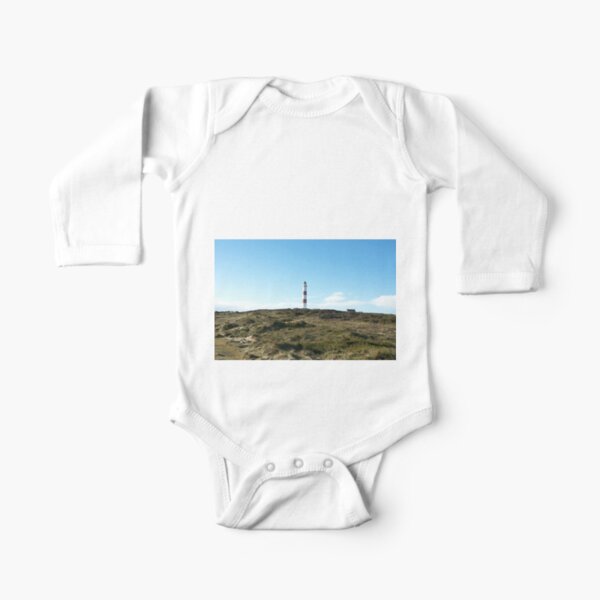 Lighthouse at Tarbet Ness Long Sleeve Baby One-Piece