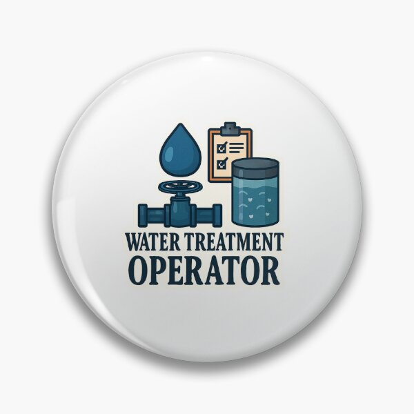 Item preview, Water Treatment Operator Logo Design designed and sold by TeeCraftTeeCo.