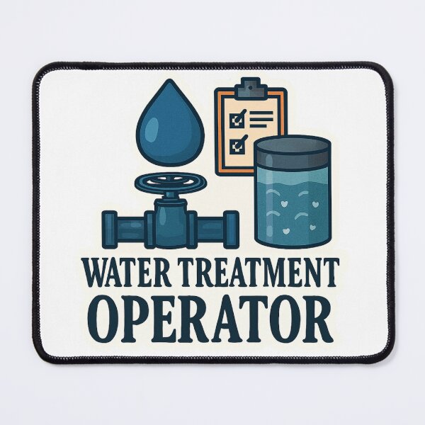 Item preview, Water Treatment Operator Logo Design designed and sold by TeeCraftTeeCo.