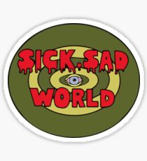 daria sick sad world t shirt Sticker