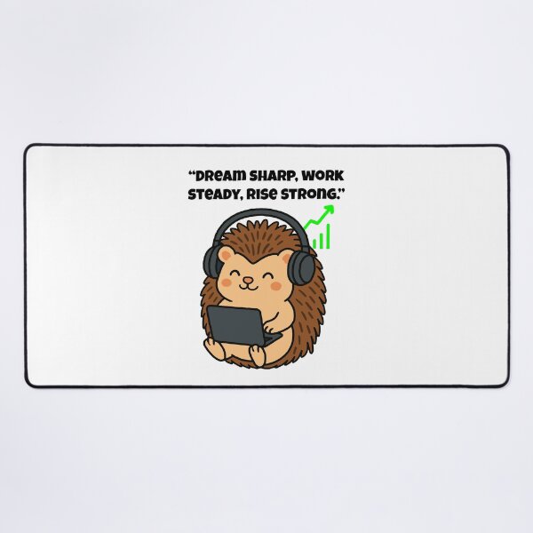 Item preview, Techy Hedgehog: Sharp Mind in Action designed and sold by Latitude 1°N.