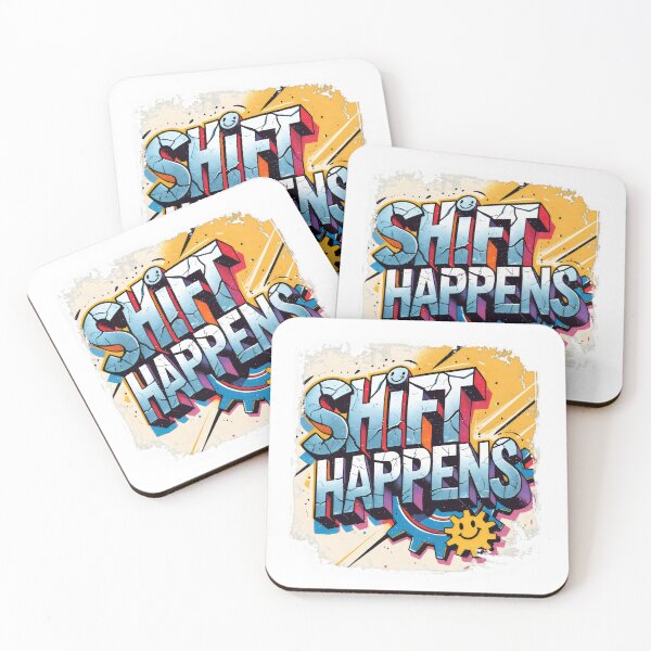 Item preview, Shift Happens. designed and sold by yoyola999.