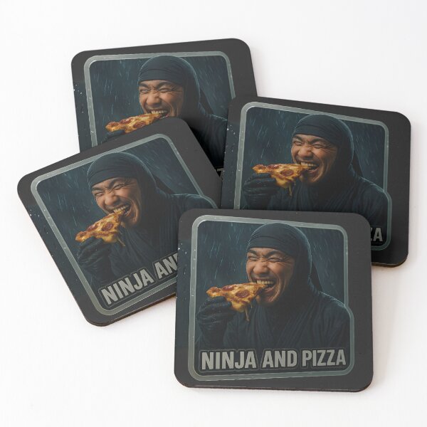 Item preview, Ninja And Pizza designed and sold by Imagetore.