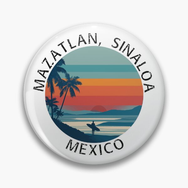 Item preview, Mazatlan, Sinaloa - Mexico (with black lettering) designed and sold by VelvetRoom.